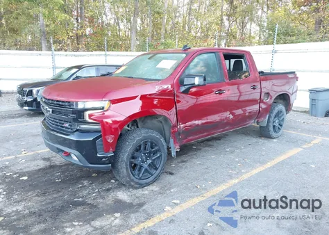 2021 Chevrolet Silverado 1500 4Wd Short Bed Lt Trail Boss z USA, uszkodzony, nr VIN 3GCPYFED9MG211219